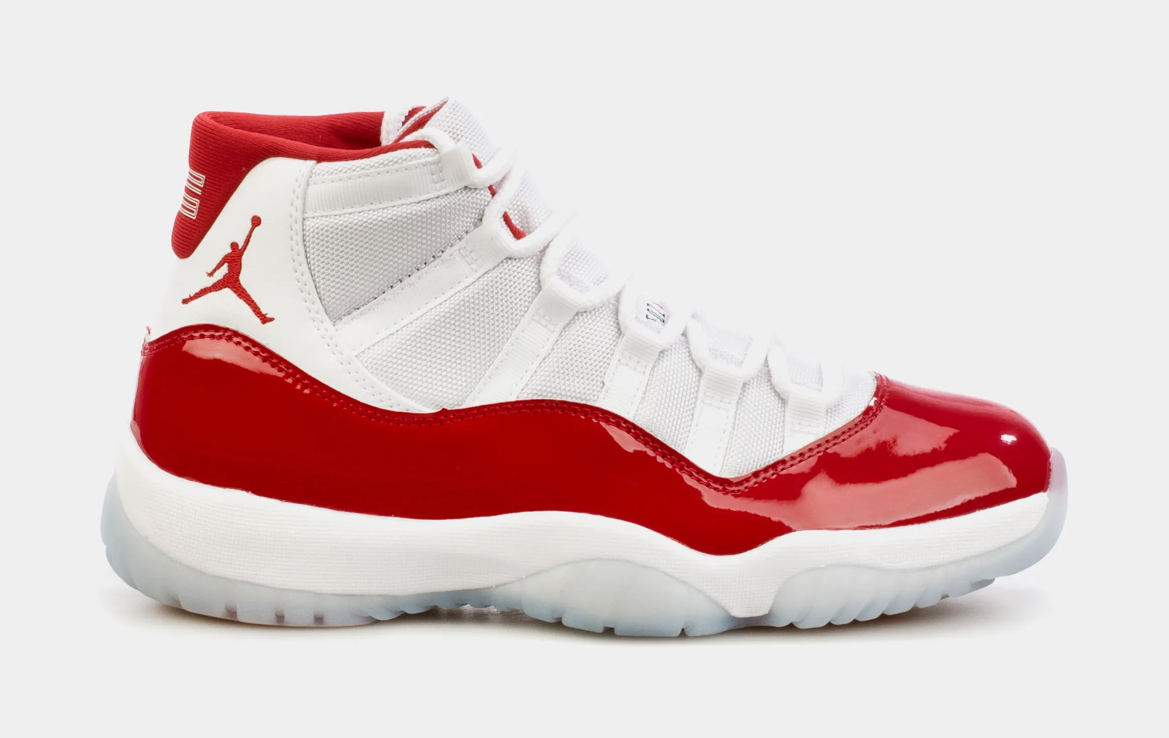 Air Jordan 11 Retro Cherry Mens Lifestyle Shoes (White/Red) Limit One Per Customer