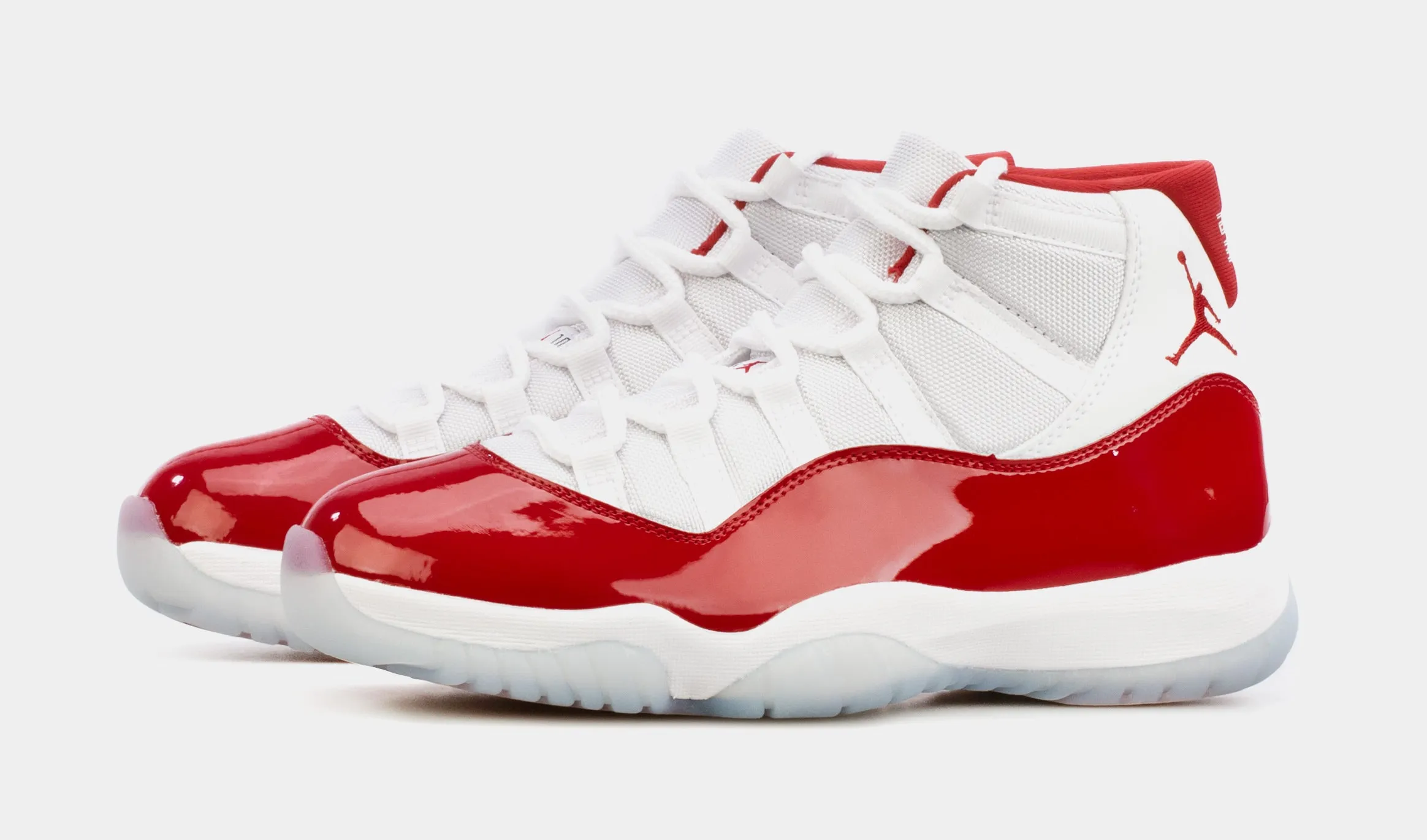 Air Jordan 11 Retro Cherry Mens Lifestyle Shoes (White/Red) Limit One Per Customer