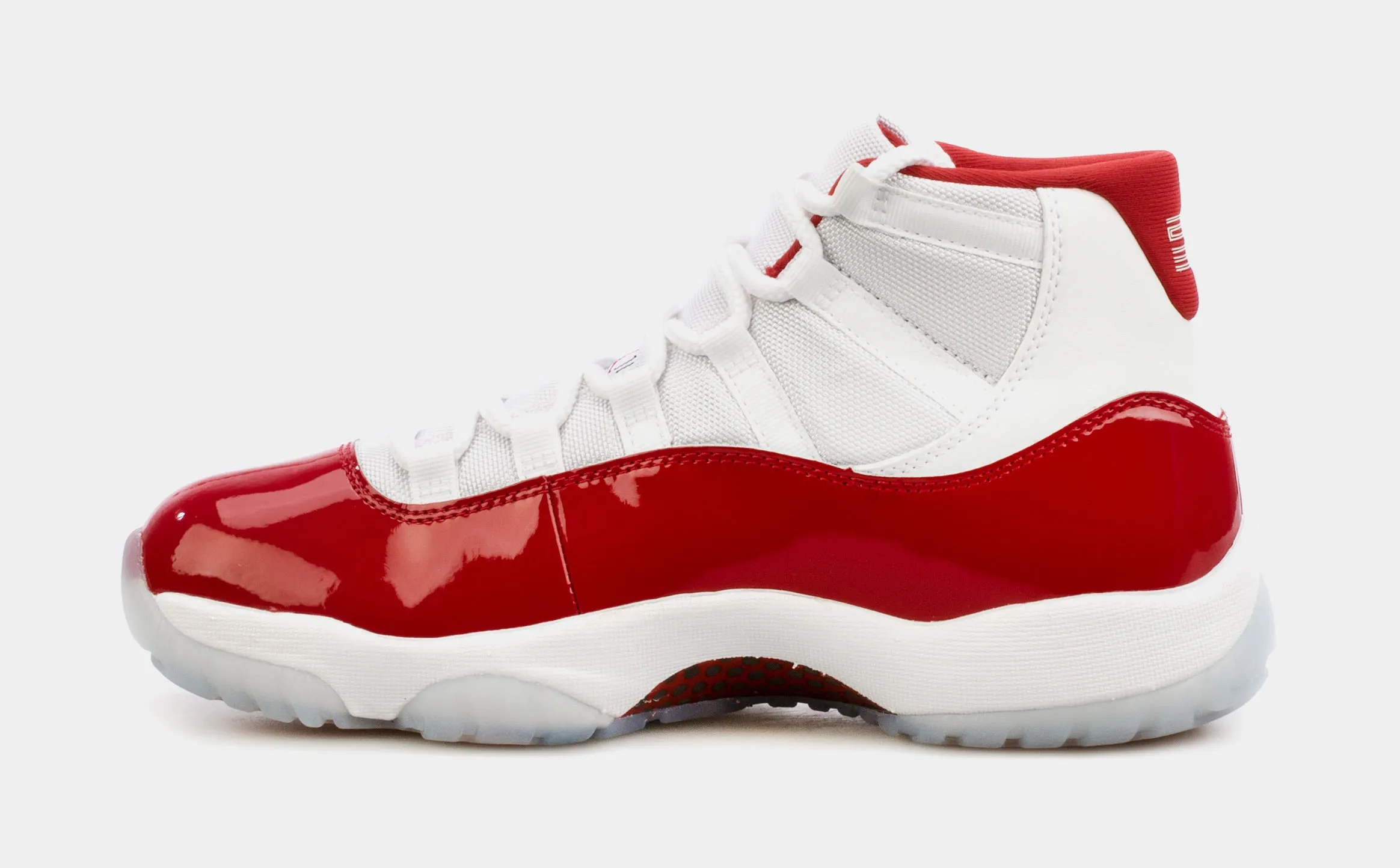 Air Jordan 11 Retro Cherry Mens Lifestyle Shoes (White/Red) Limit One Per Customer