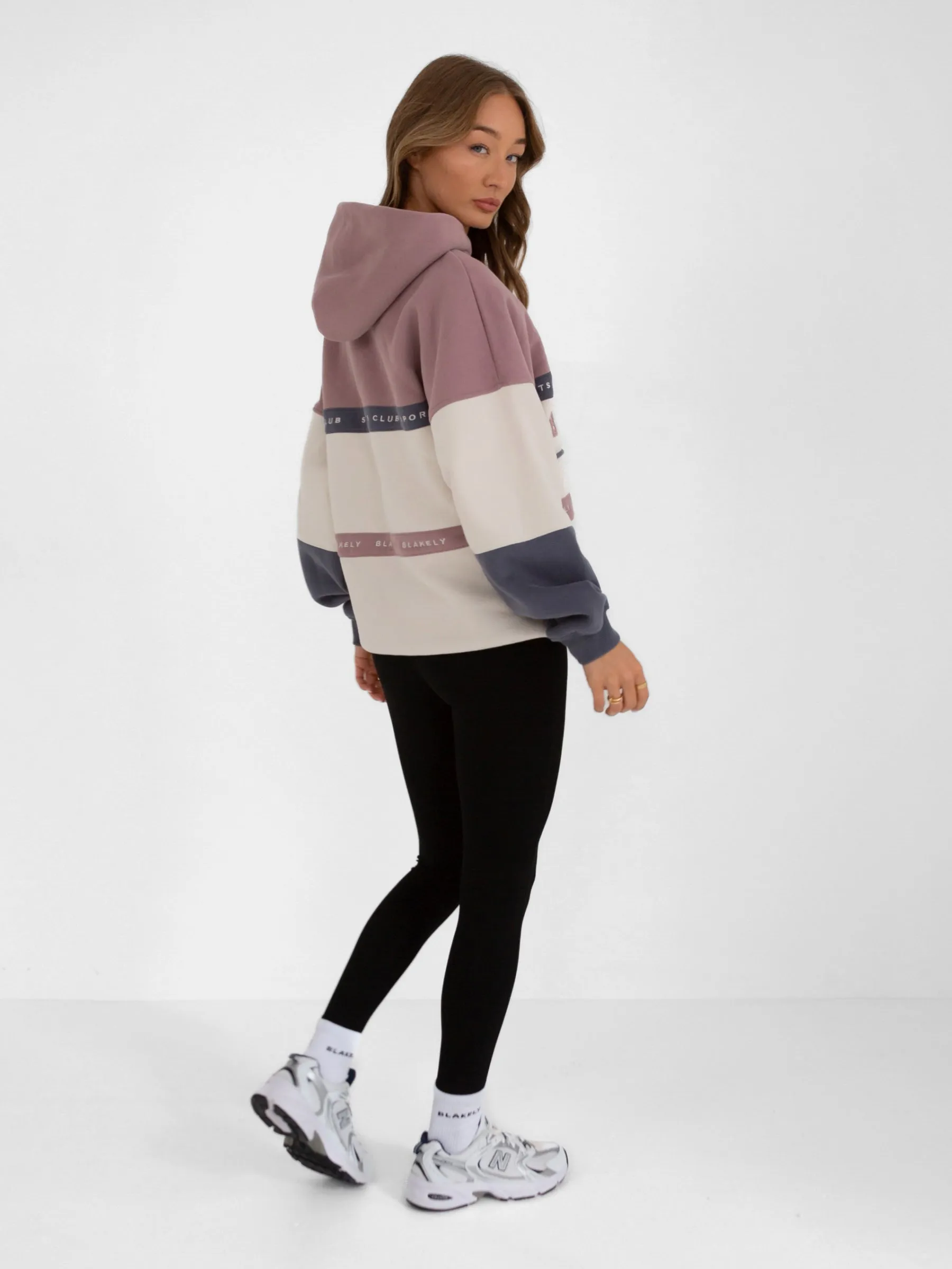 Alpine Sports Oversized Hoodie - Dusty Pink