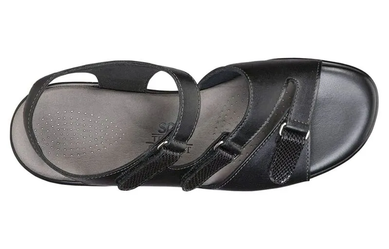 BLACK | SAS WOMEN Tabby Slingback Sandal TABBY013 Brandy's Shoes Made in USA