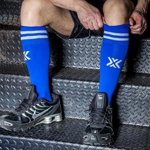 BOXER Football SOX, Royal Blue/White