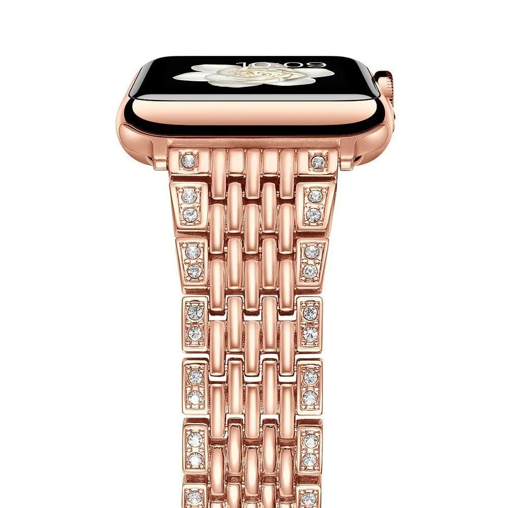 Diamond Strap for Apple Series 7 6 5 Band High-Quality Steel Bracelet