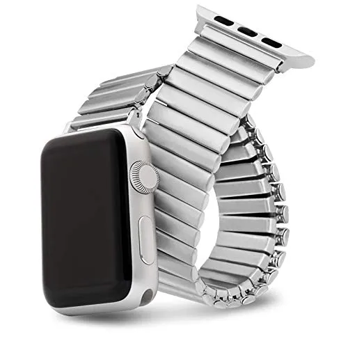 Elastic Strap for Apple Watchband 7 6 5 Steel Stretchable Bracelet