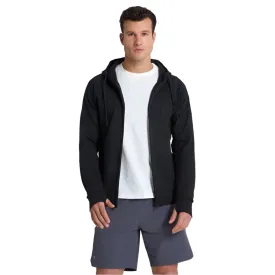 Gym Coffee Mens Essential Full Zip Sweater Black