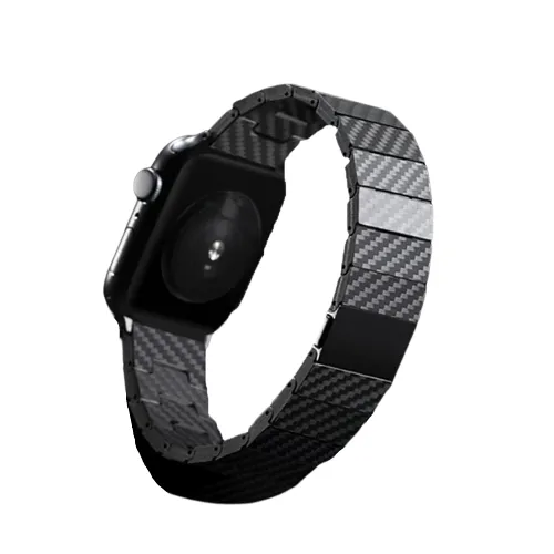 High-Quality Strap Series 7 6 Carbon Fiber Metal Belt Slim Bracelet