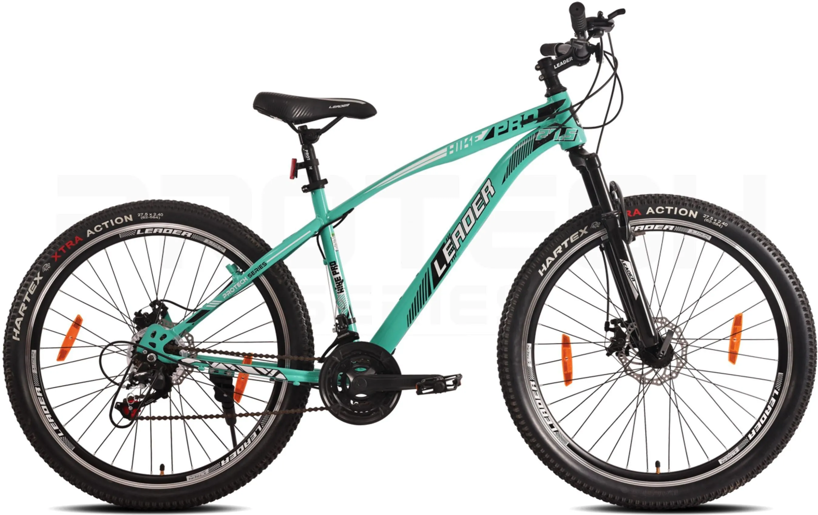 Hike Pro 27.5t [21-speed] Mtb Cycle With Dual Disc Brake And Front Suspension 27.5 T (21 Gear | Green)