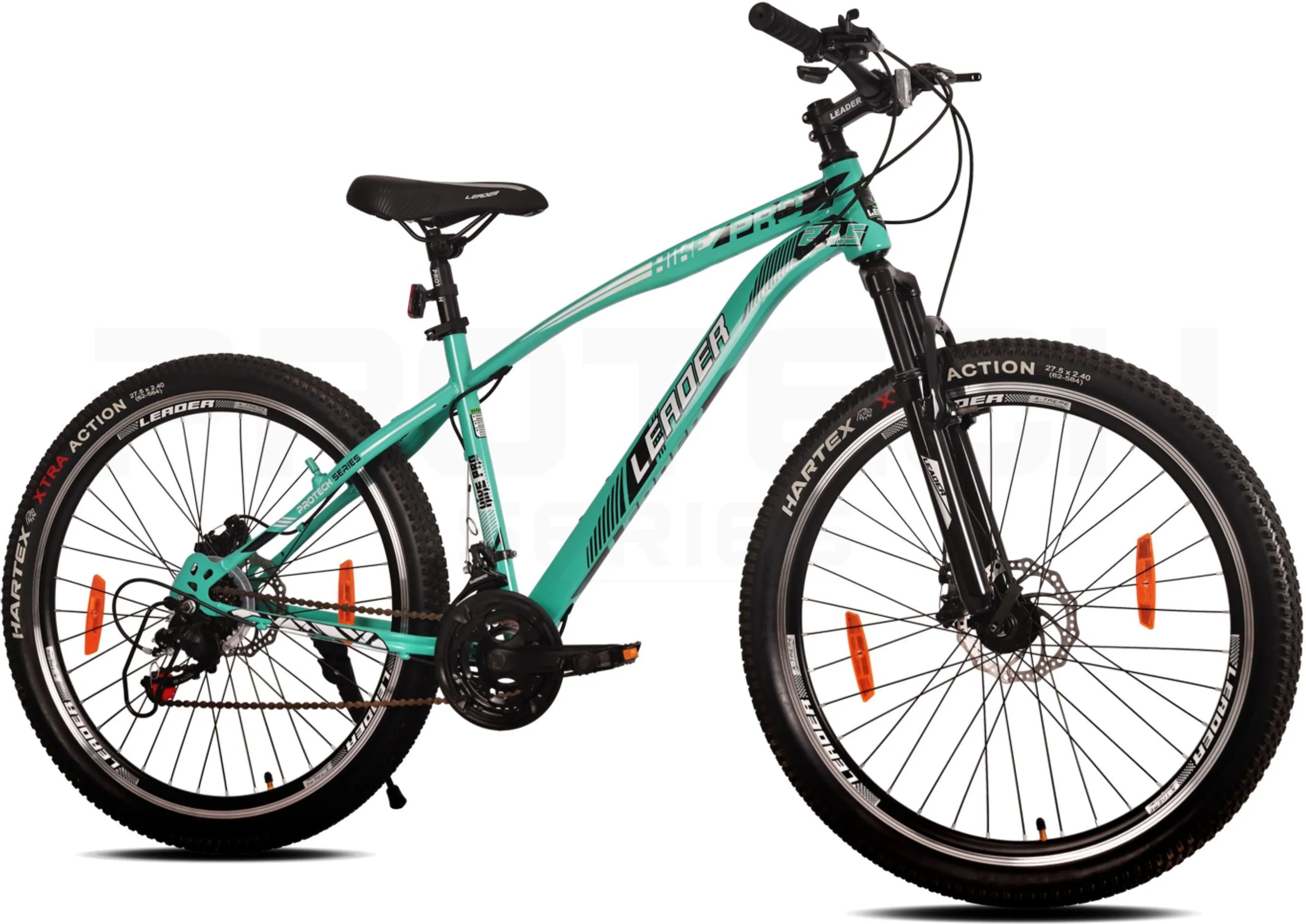 Hike Pro 27.5t [21-speed] Mtb Cycle With Dual Disc Brake And Front Suspension 27.5 T (21 Gear | Green)