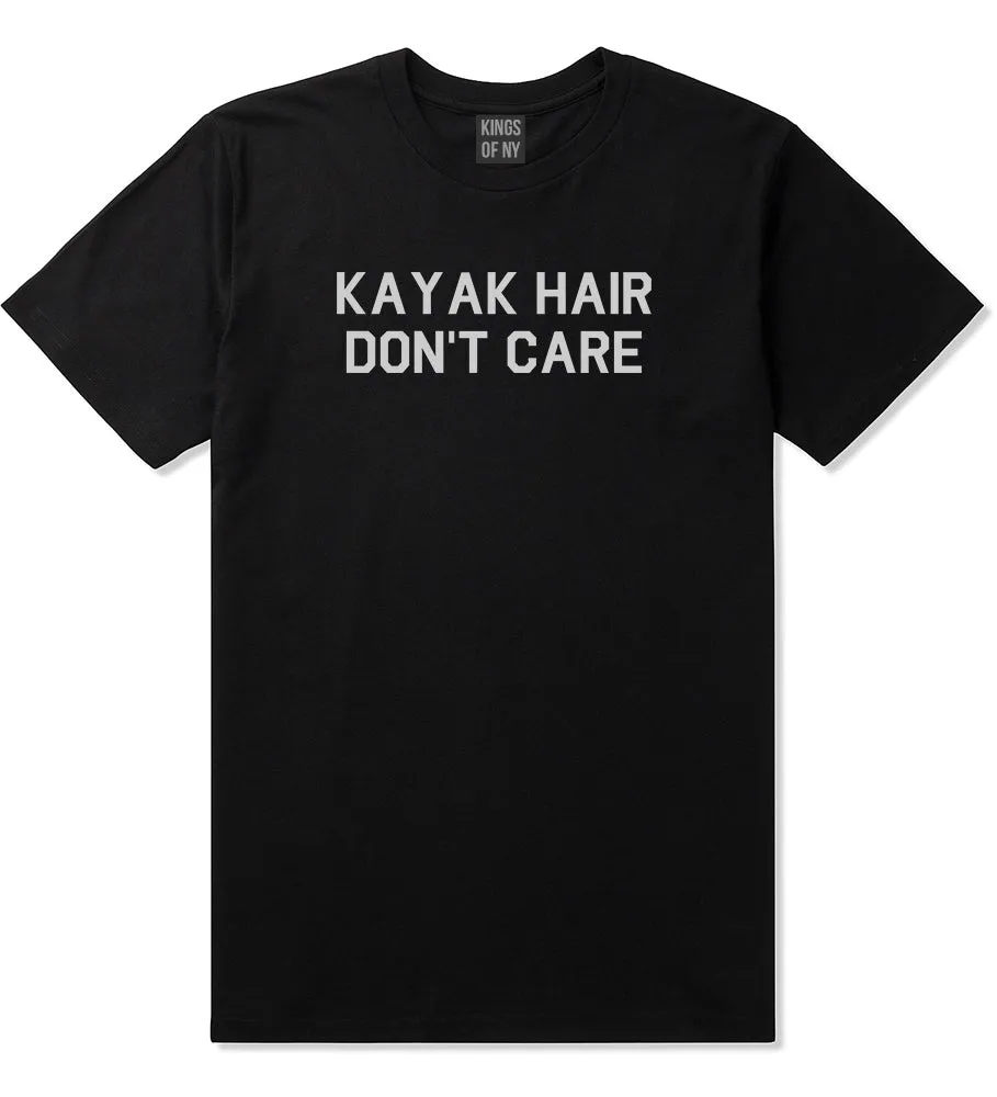 Kayak Hair Dont Care Mens T-Shirt