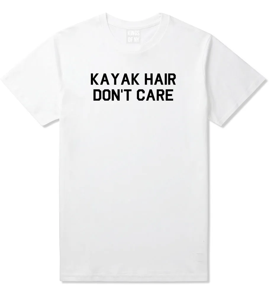 Kayak Hair Dont Care Mens T-Shirt