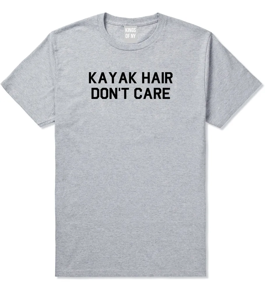 Kayak Hair Dont Care Mens T-Shirt