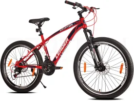 Krypton 26t 21 Speed Mtb Cycle With Dual Disc Brake And Front Suspension 26 T Hybrid Cycle/city Bike (21 Gear | Red)