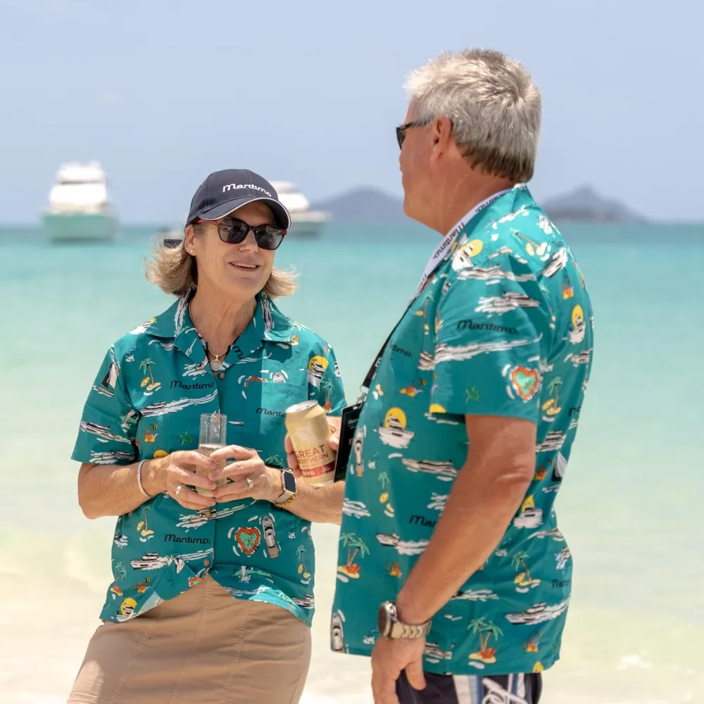 Maritimo Luxury Yachts, GC - Custom Hawaiian Shirt Uniforms