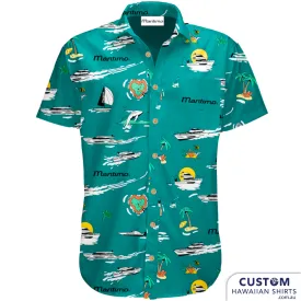 Maritimo Luxury Yachts, GC - Custom Hawaiian Shirt Uniforms