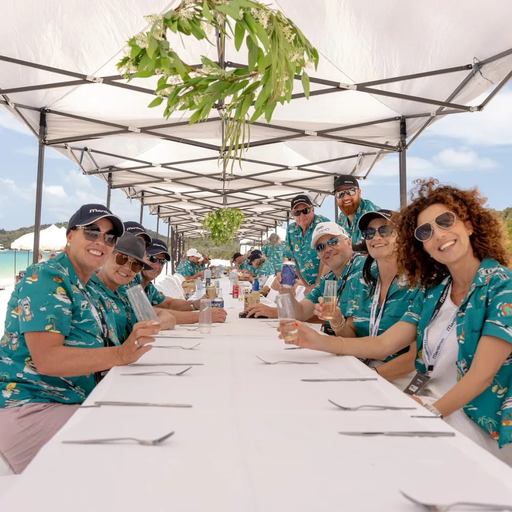 Maritimo Luxury Yachts, GC - Custom Hawaiian Shirt Uniforms