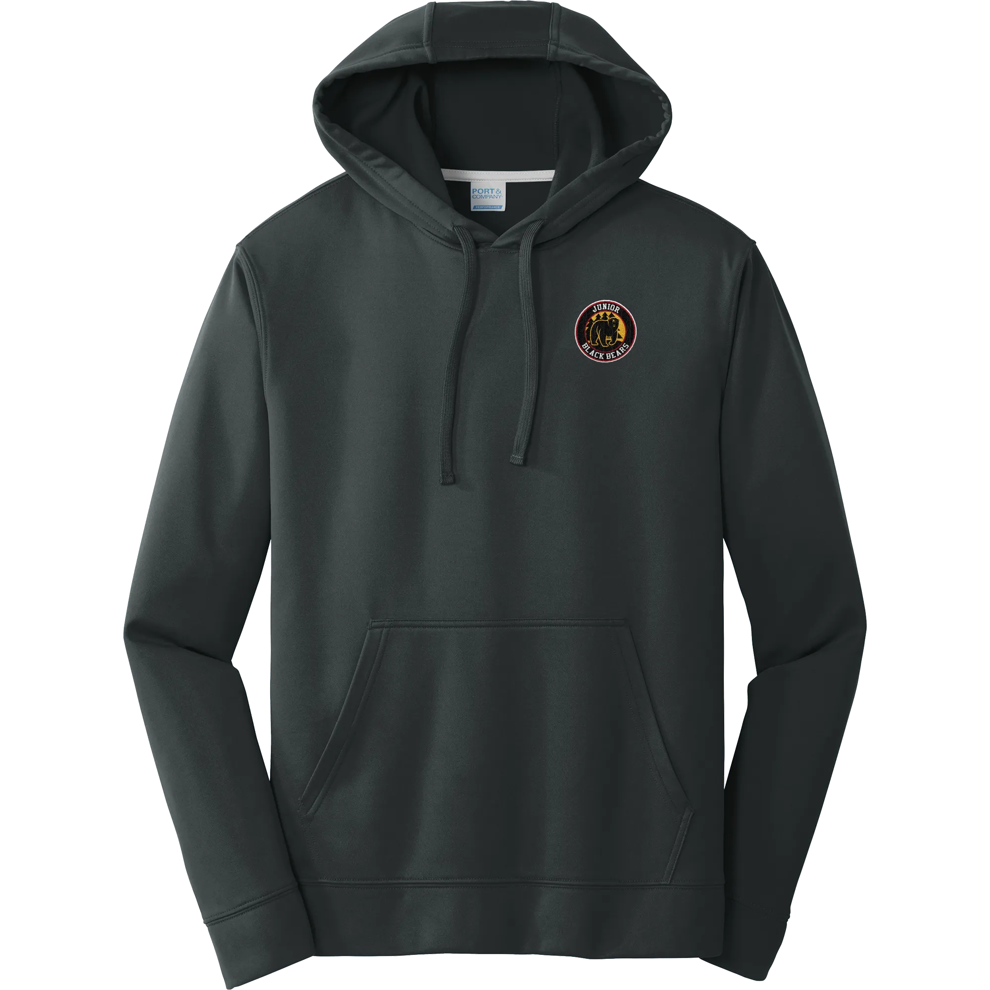 MD Jr. Black Bears Performance Fleece Pullover Hooded Sweatshirt