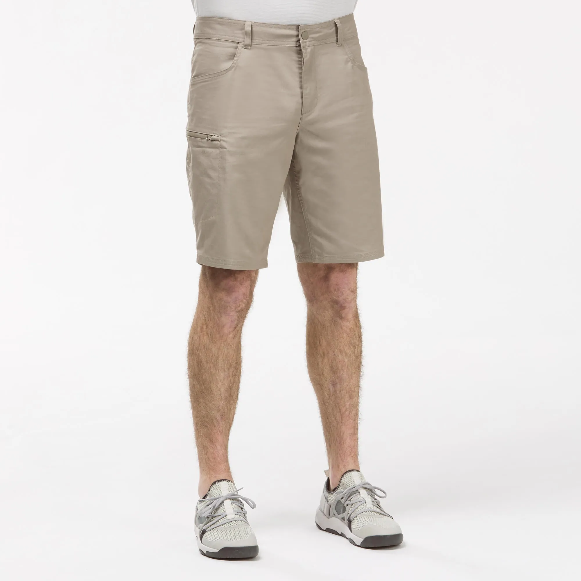 Men's shorts Quechua NH500 for hiking, beige