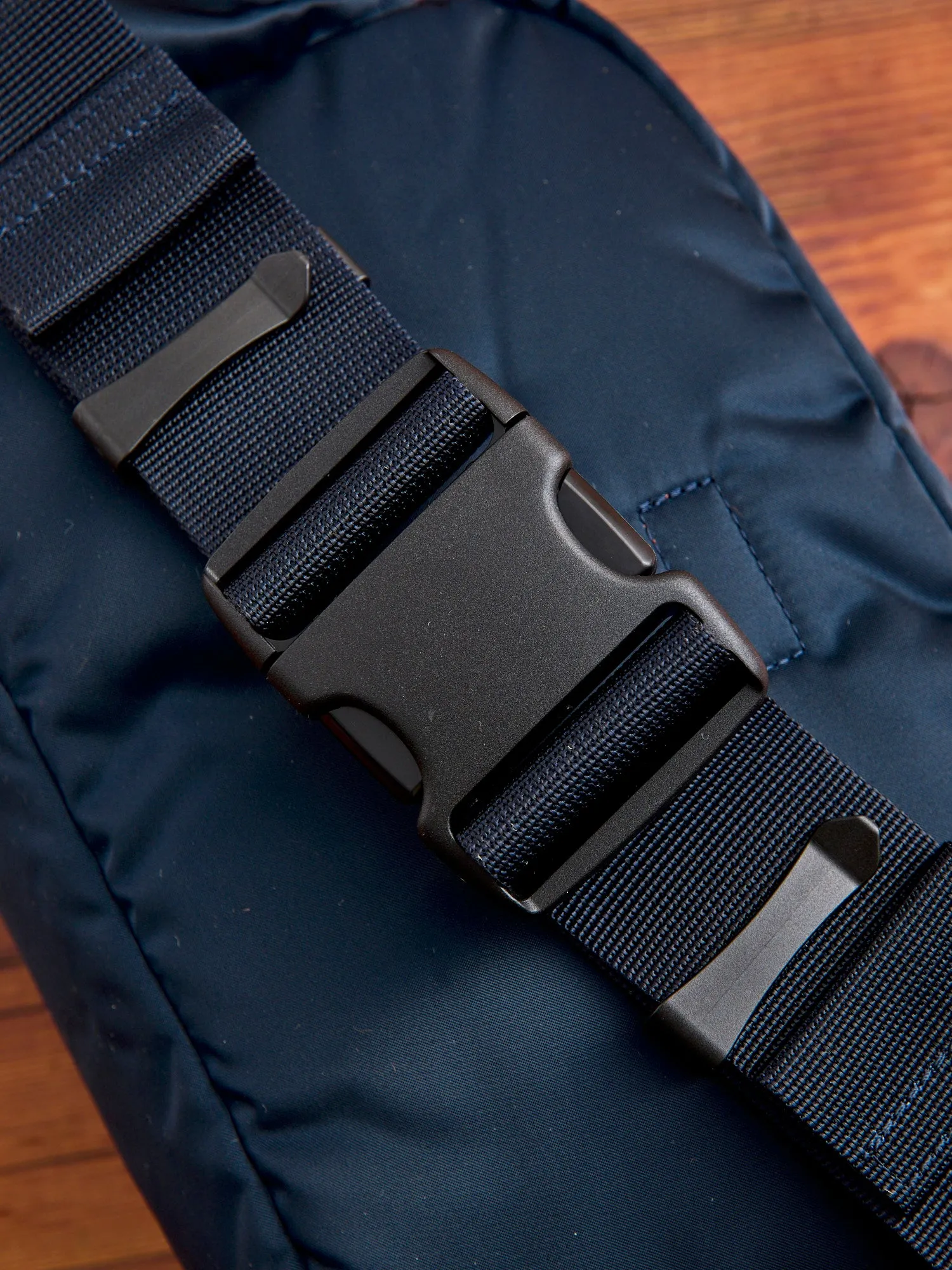 "Tanker" 2-Way Waist Bag in Iron Blue