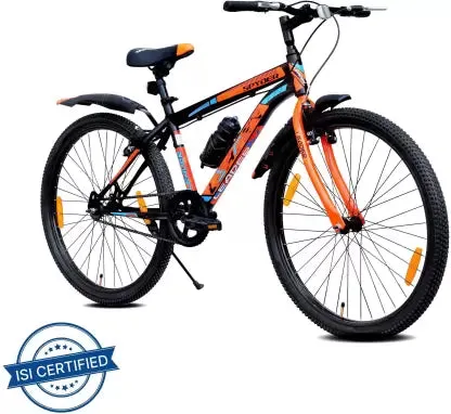 Spyder 27.5T MTB Cycle/Bike Single Speed with Complete Accessories 27.5 T Mountain Cycle  (Single Speed | Black | Orange)