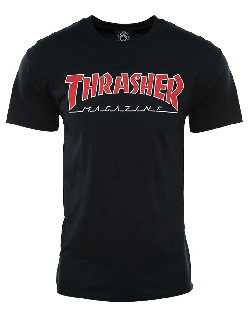 Mens Thrasher Outlined Graphic T-shirt - Style 110298s