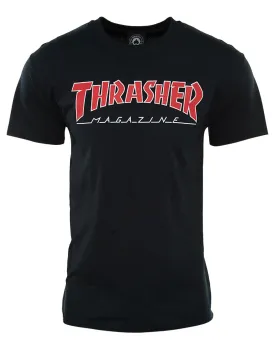 Mens Thrasher Outlined Graphic T-shirt - Style 110298s