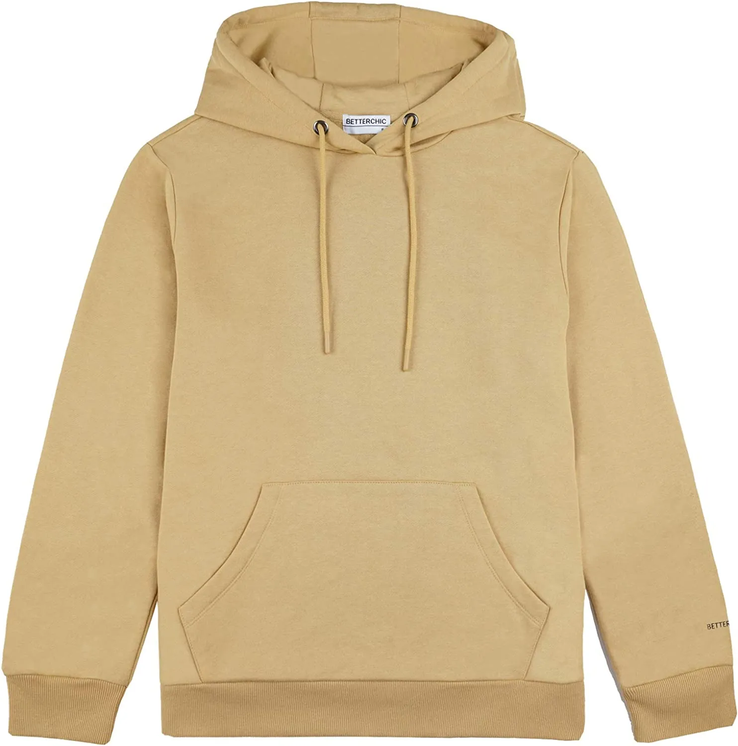 Wholesale Men's Hooded Sweatshirt Long Sleeve Soft Brushed Fleece Hoody Classic Drawstring Pullover