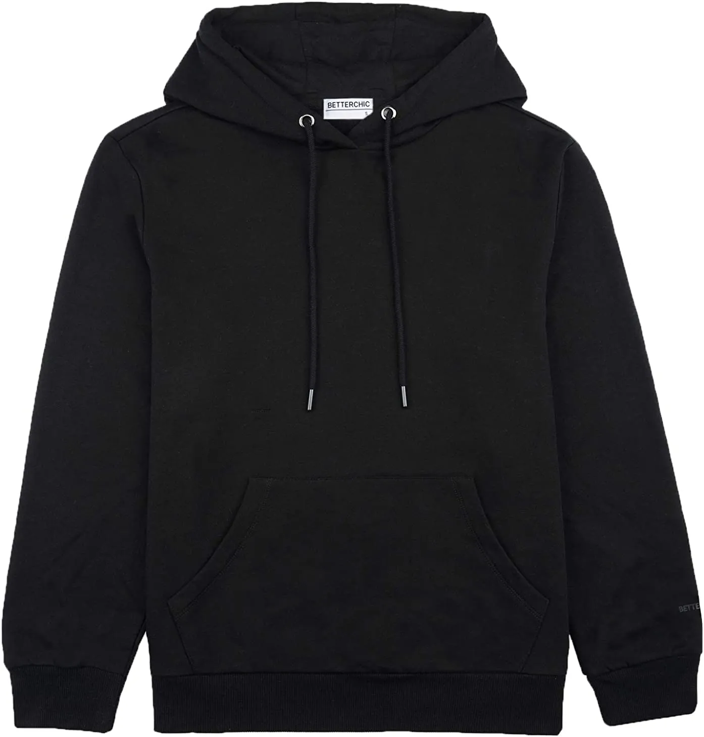 Wholesale Men's Hooded Sweatshirt Long Sleeve Soft Brushed Fleece Hoody Classic Drawstring Pullover