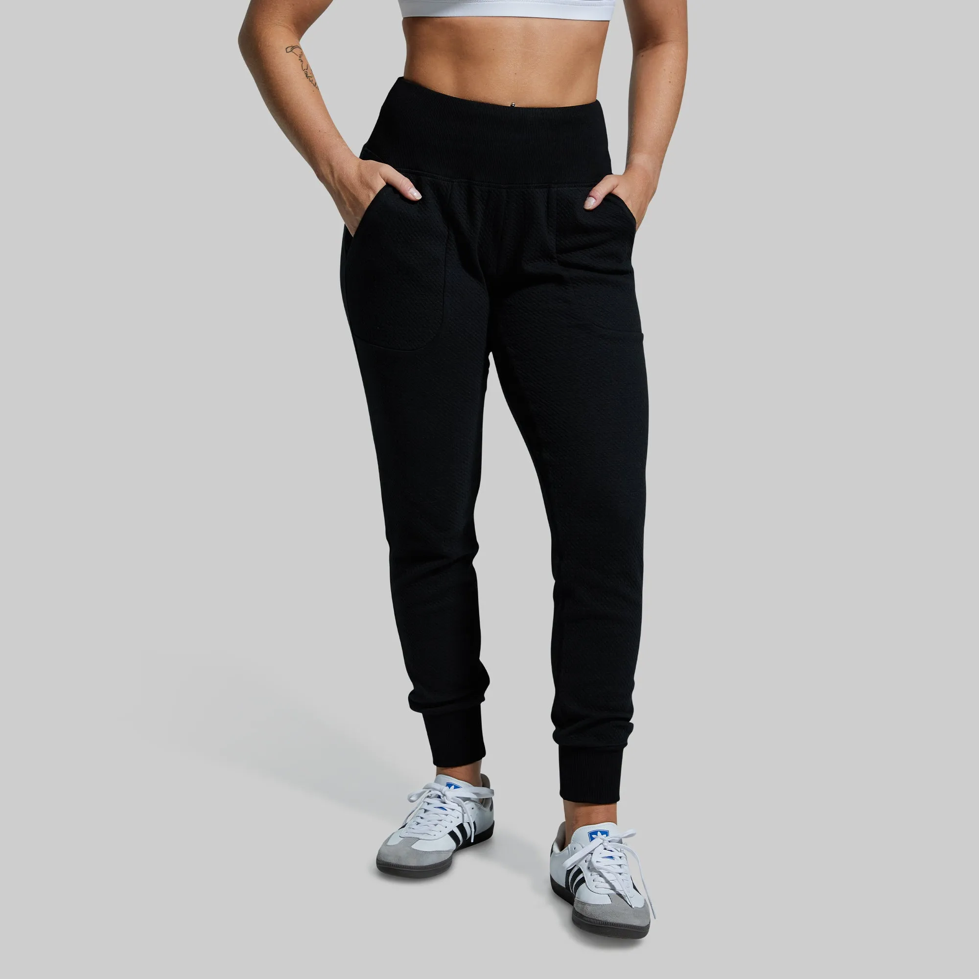 Women's Black Cloud Jogger Set