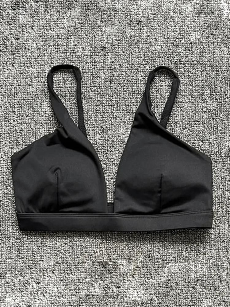 Women's Quick-Drying Sports Bra with Deep Neckline - SF1758