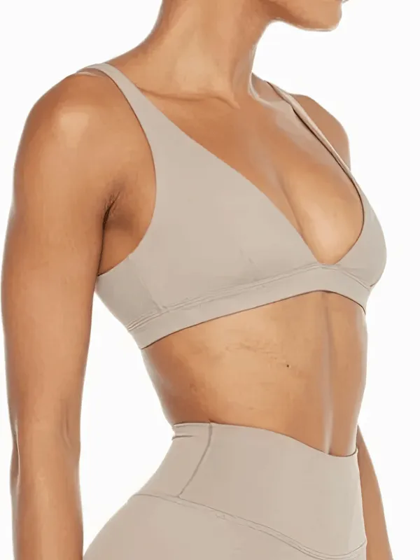 Women's Quick-Drying Sports Bra with Deep Neckline - SF1758